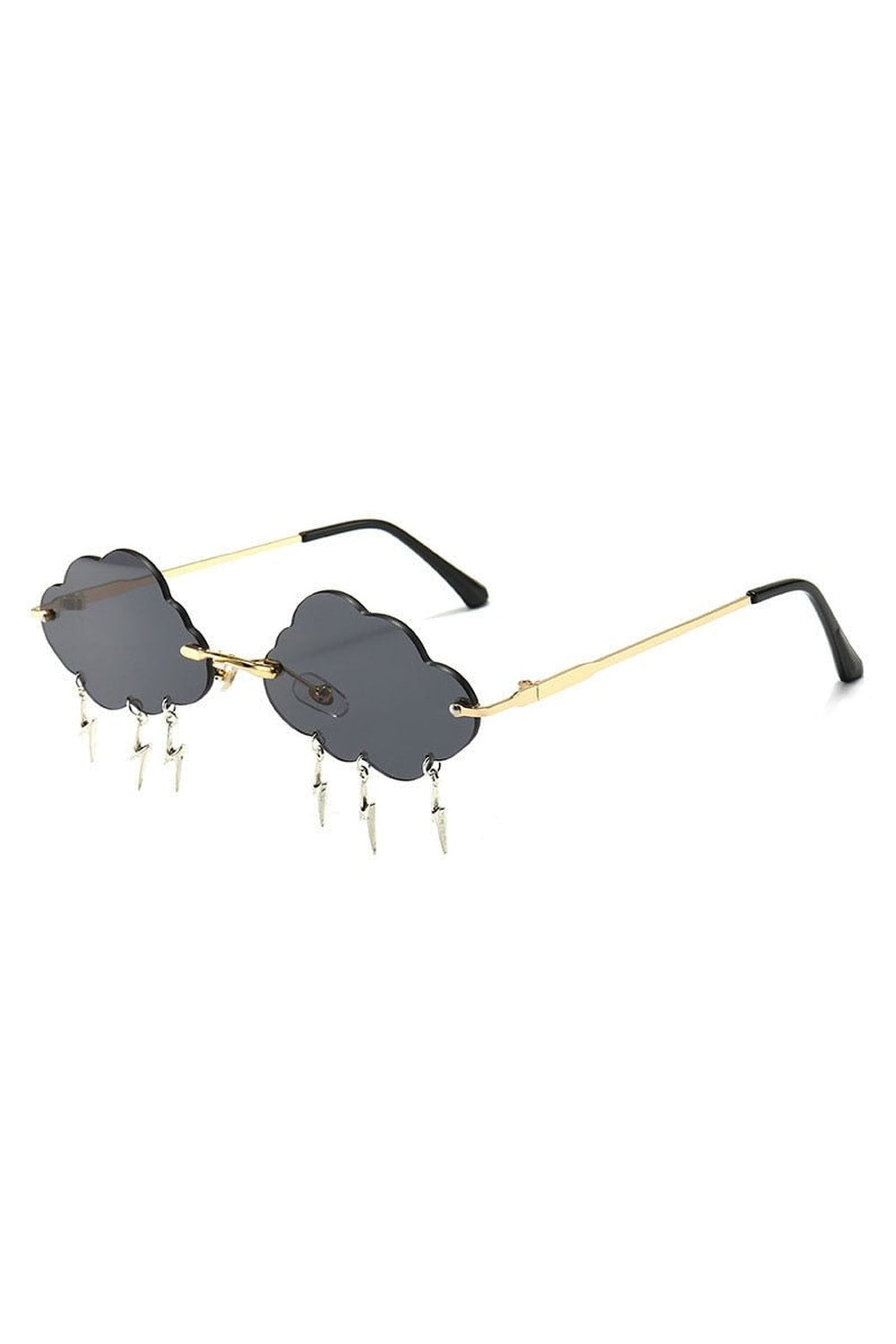 Y2k Vintage Lightning Pendant Sunglasses