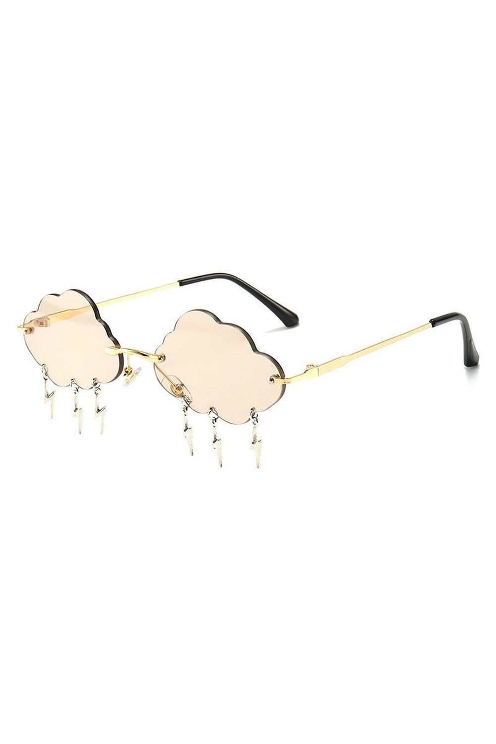 Y2k Vintage Lightning Pendant Sunglasses
