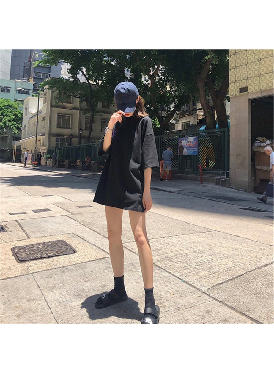 Y2k Vintage Loose T-shirt with a print on the back