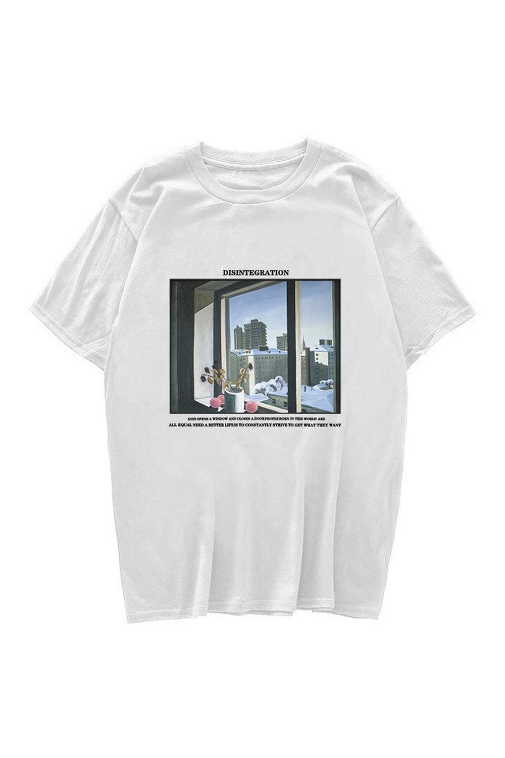 Y2k Vintage T-shirt with window print