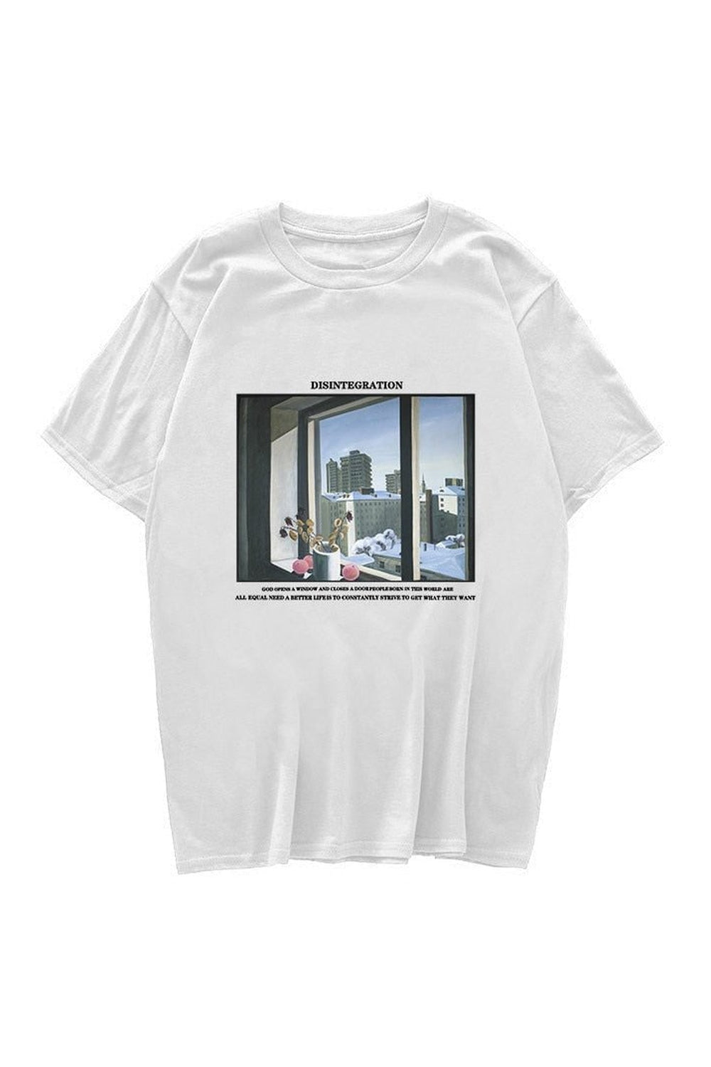 Y2k Vintage T-shirt with window print