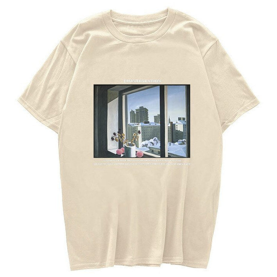 Y2k Vintage T-shirt with window print