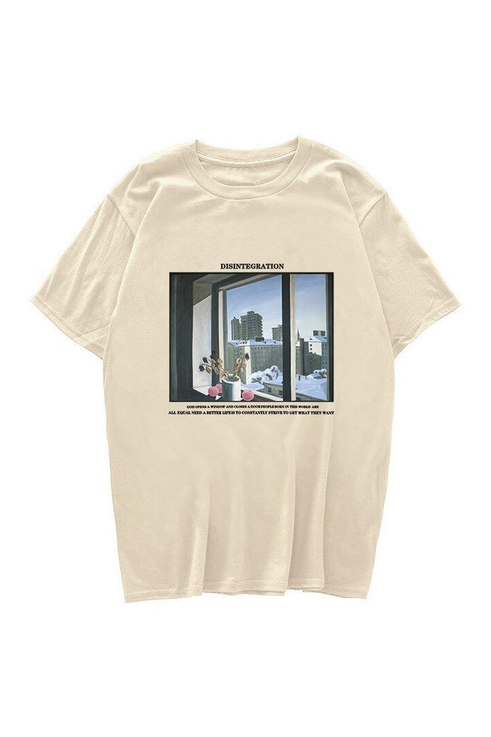 Y2k Vintage T-shirt with window print