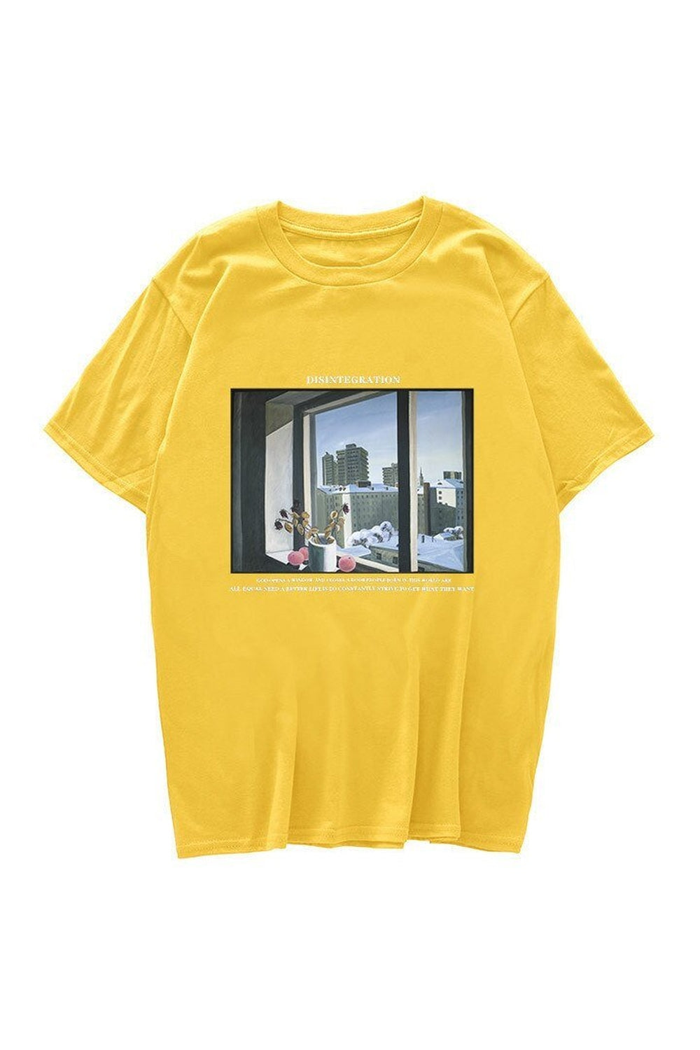 Y2k Vintage T-shirt with window print
