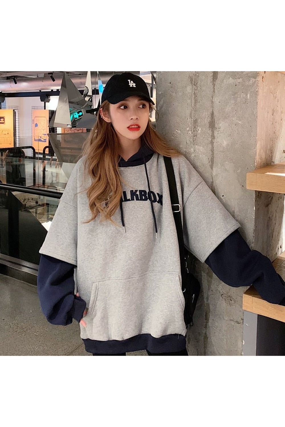 Y2k Vintage Warm Collage Hoodie