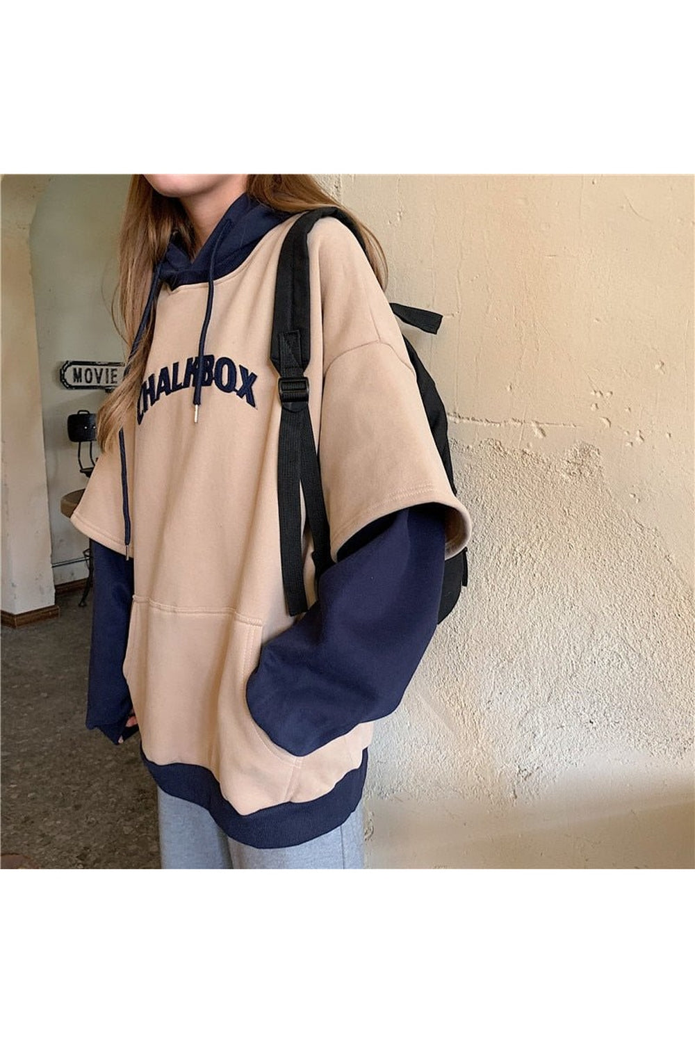 Y2k Vintage Warm Collage Hoodie