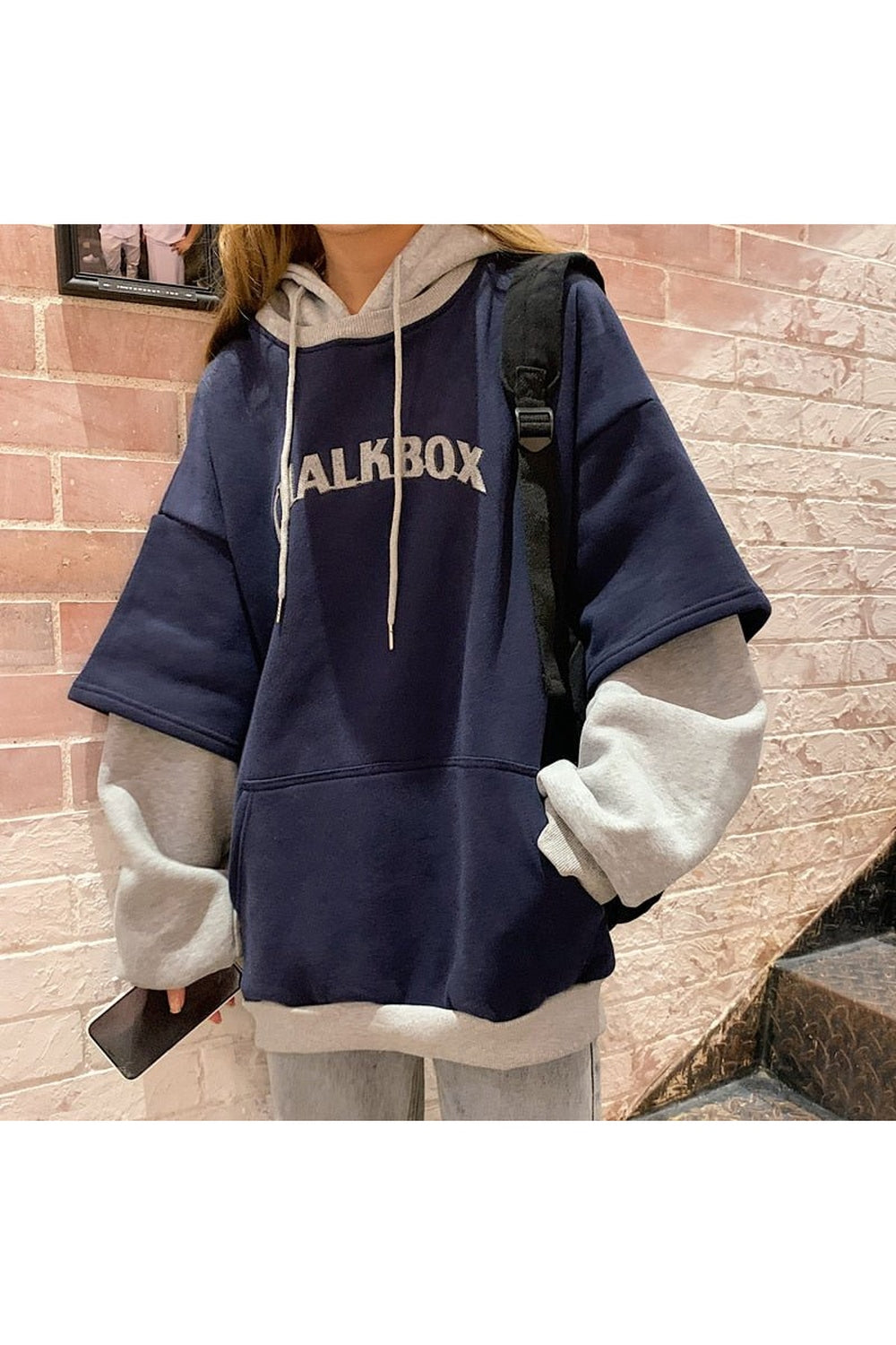 Y2k Vintage Warm Collage Hoodie