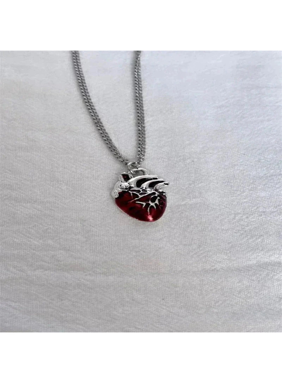 Y2k Vivid Heartbeat Pendant