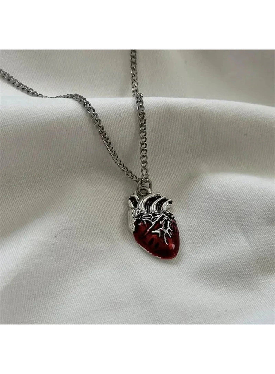 Y2k Vivid Heartbeat Pendant