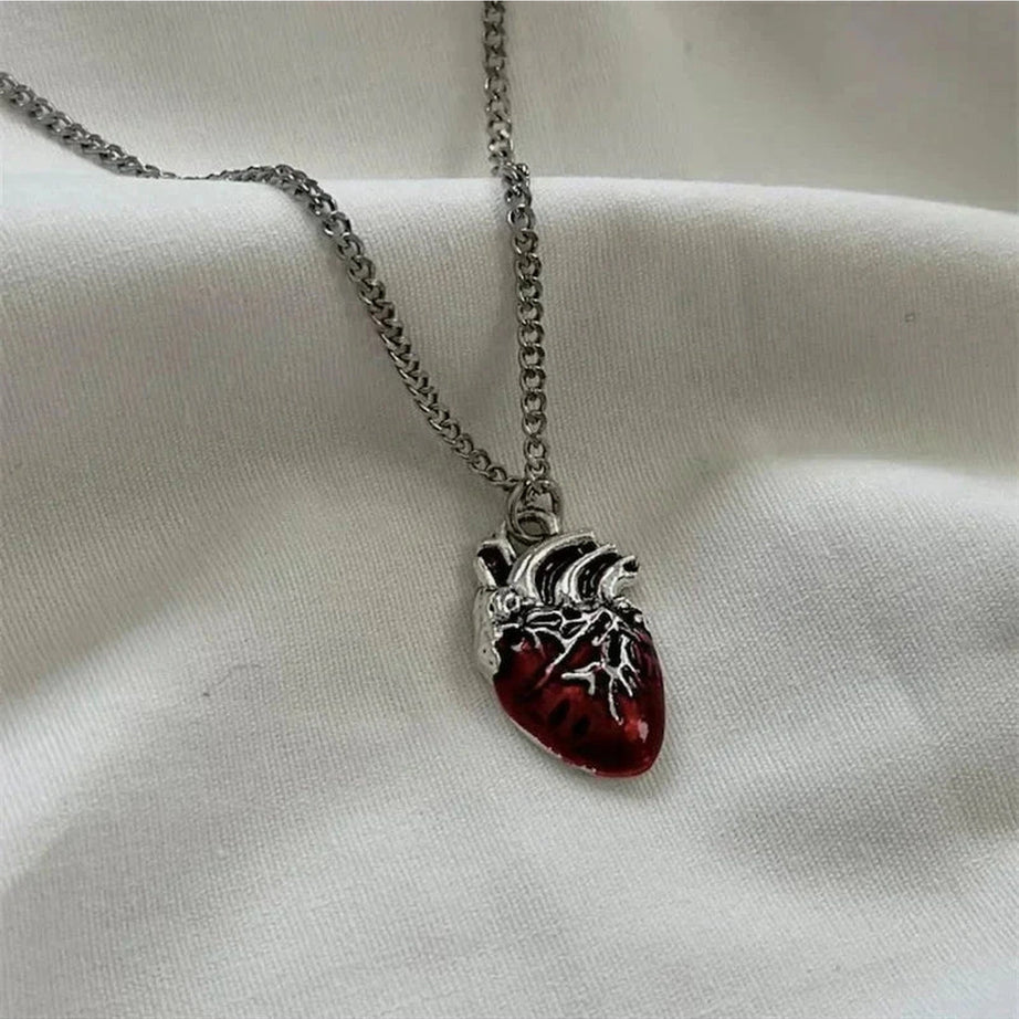 Y2k Vivid Heartbeat Pendant