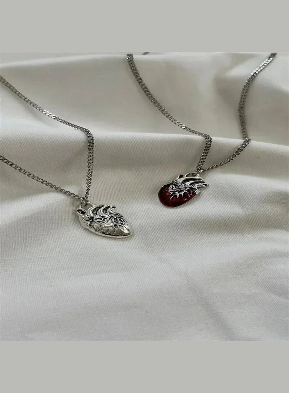 Y2k Vivid Heartbeat Pendant