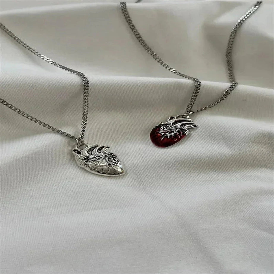 Y2k Vivid Heartbeat Pendant