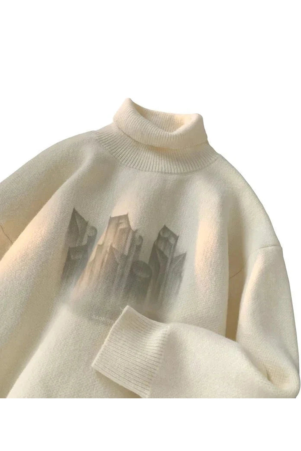 Y2k Warm Turtleneck Pullover