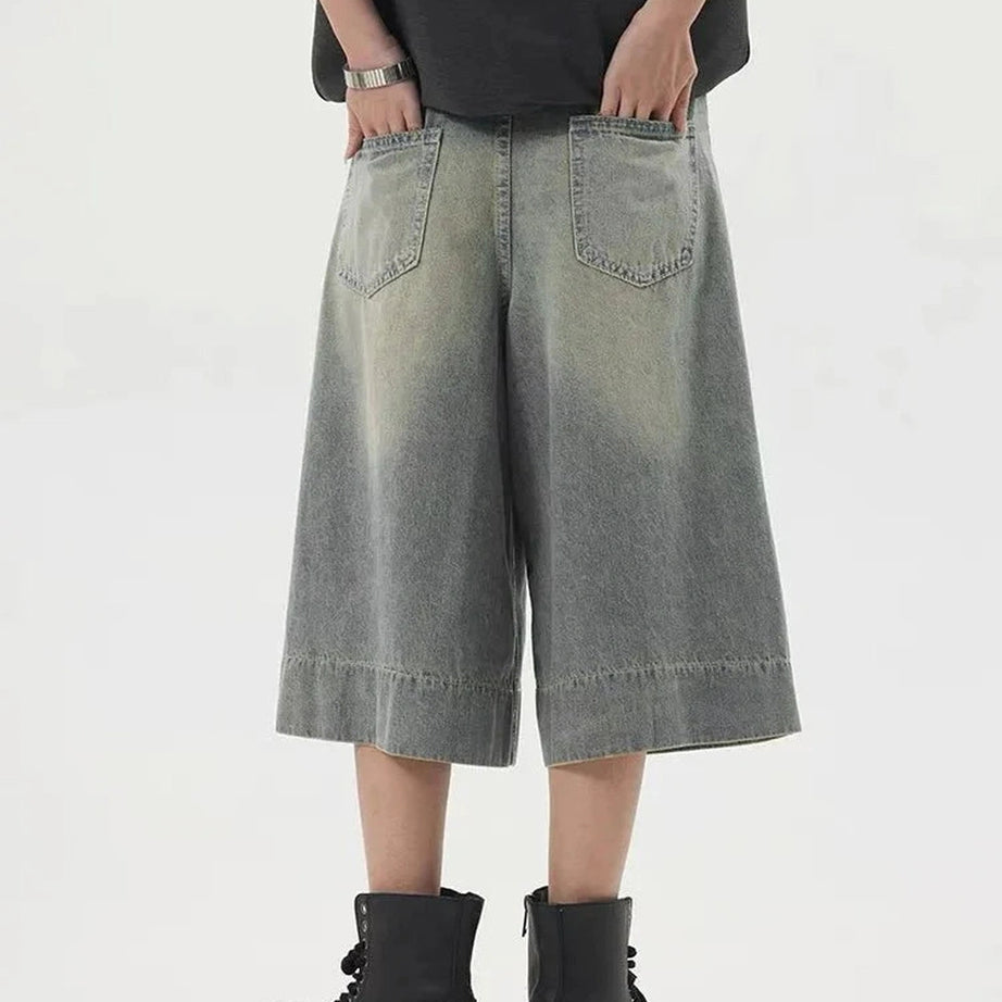 Y2k Washed Blue Jean Shorts