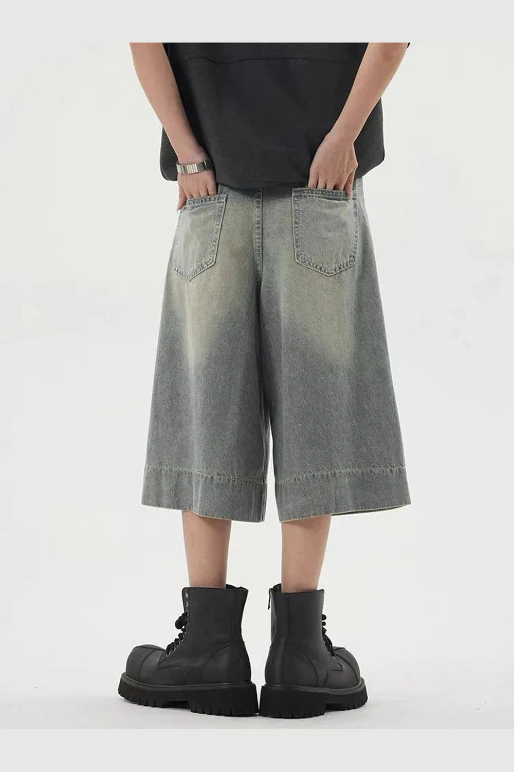 Y2k Washed Blue Jean Shorts