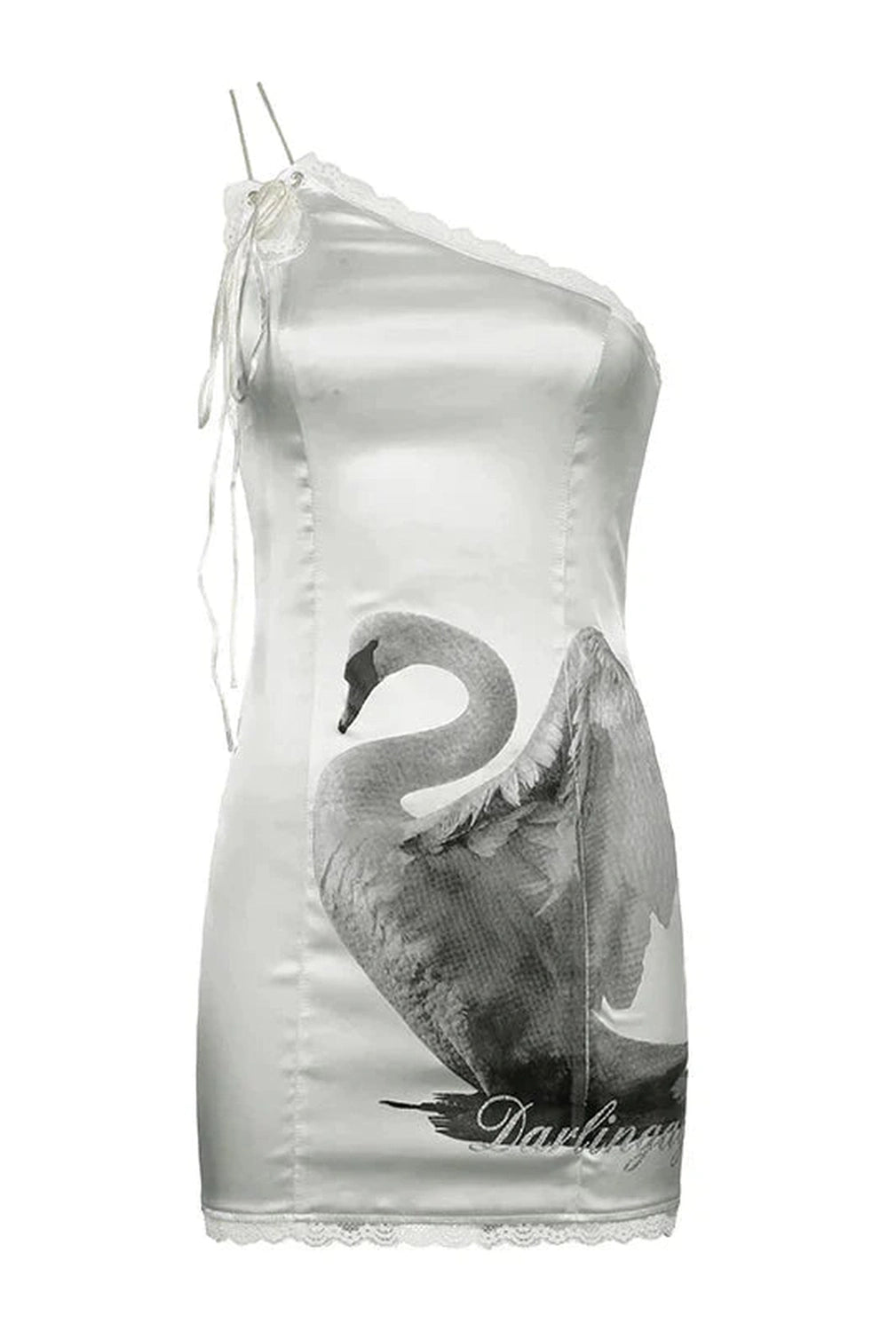 Y2k Watercolor Satin Dress