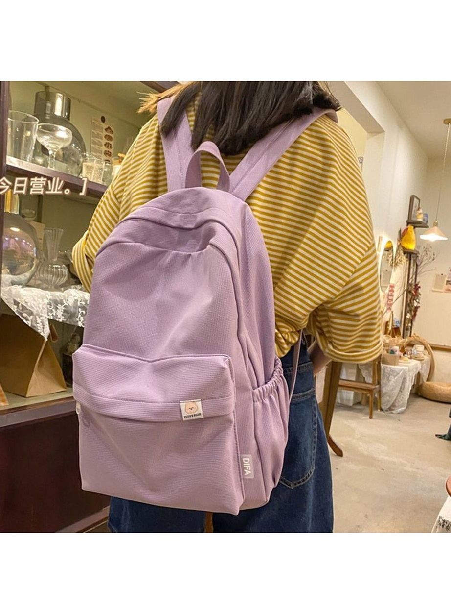 Y2k Waterproof Nylon Travel Backpack