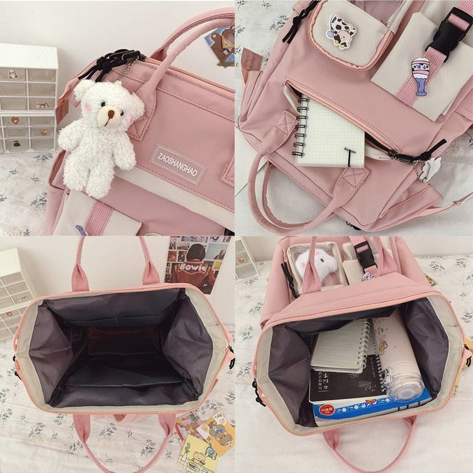 Y2k Waterproof Pastel Colors Cute Backpack