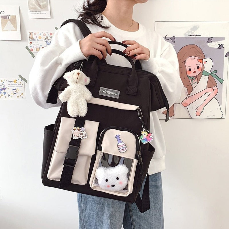 Y2k Waterproof Pastel Colors Cute Backpack