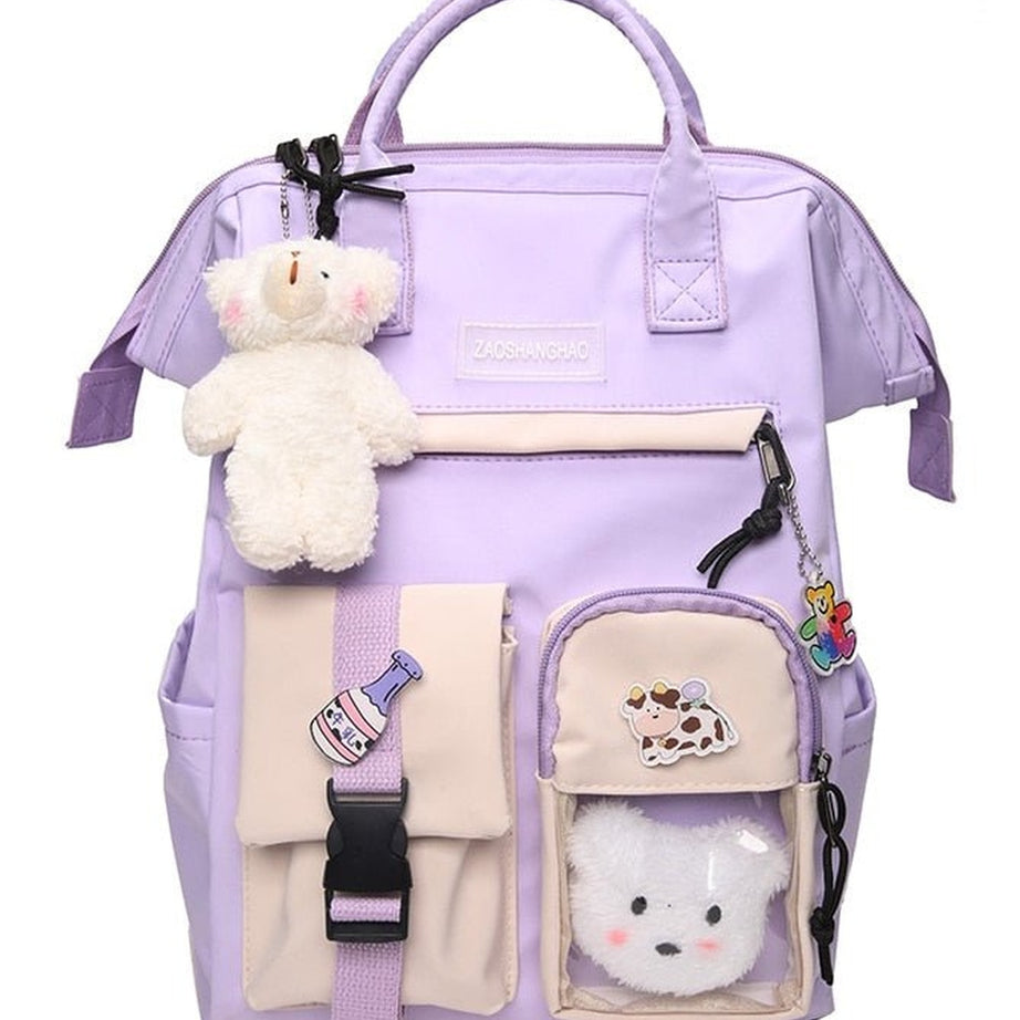 Y2k Waterproof Pastel Colors Cute Backpack