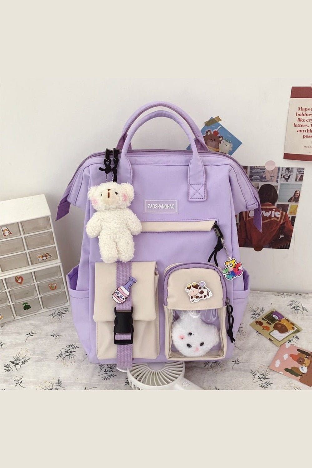 Y2k Waterproof Pastel Colors Cute Backpack