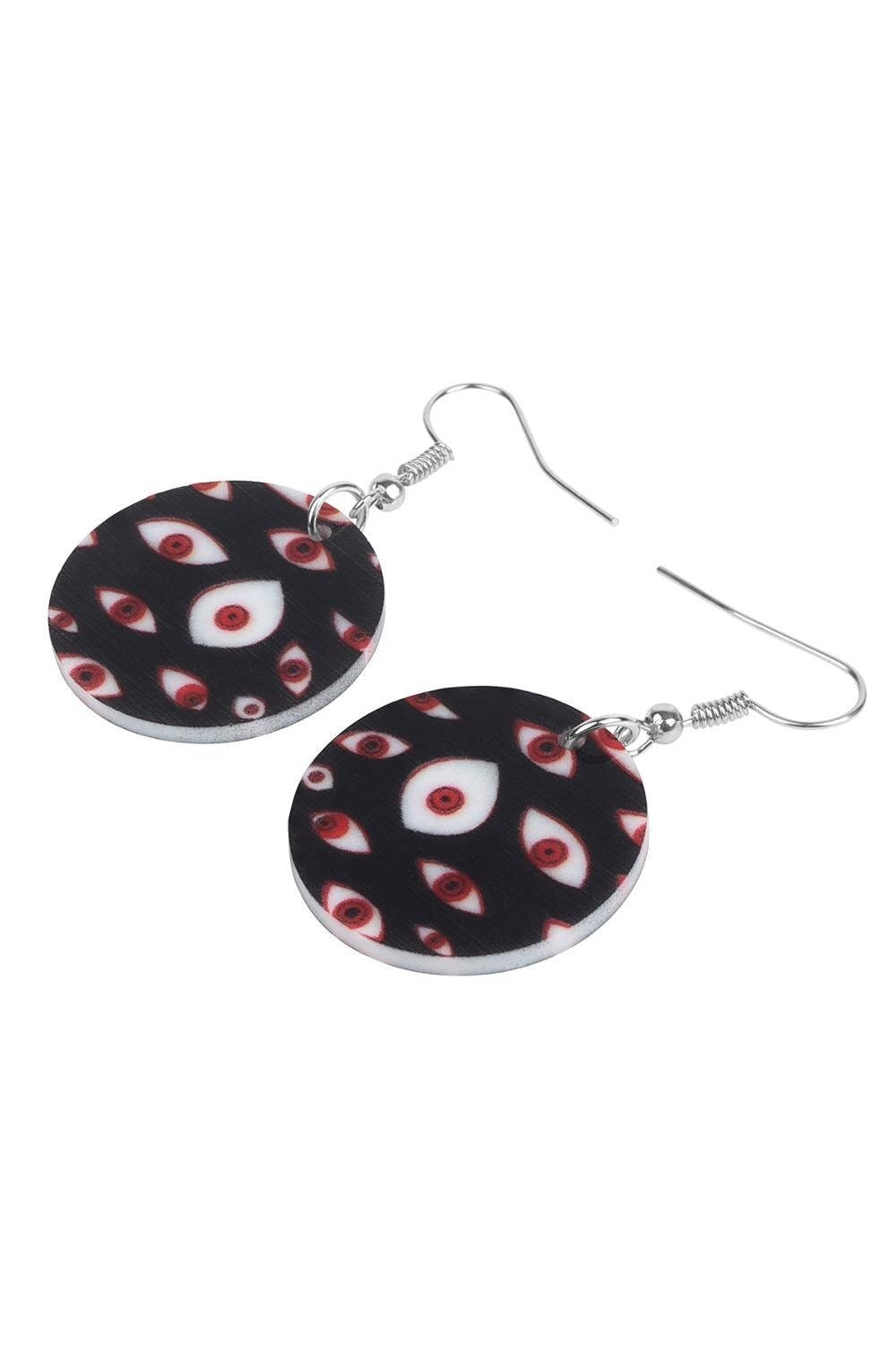 Y2k Weirdcore Acrylic Horror Eye Earrings
