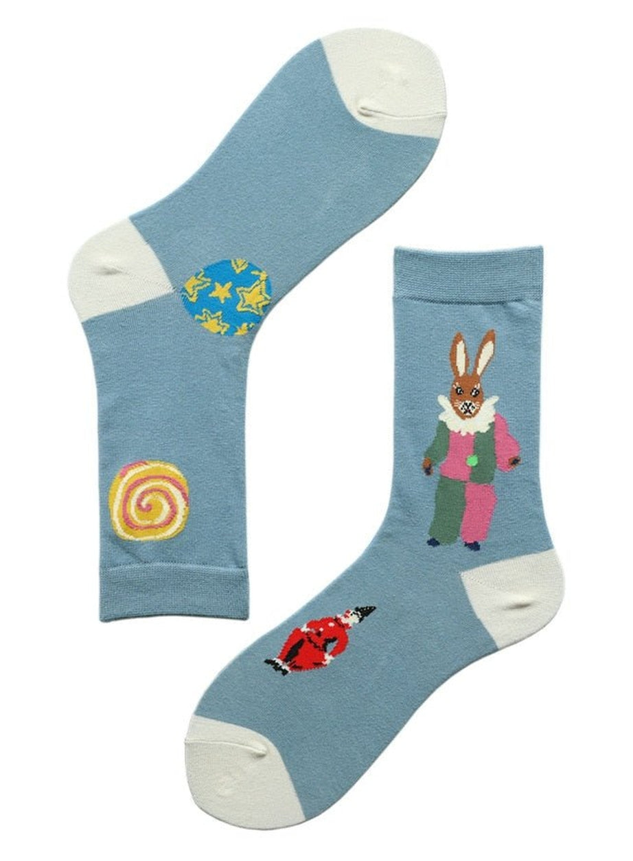 Y2k Weirdcore Fairy Tale Socks