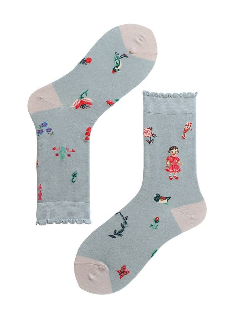 Y2k Weirdcore Fairy Tale Socks