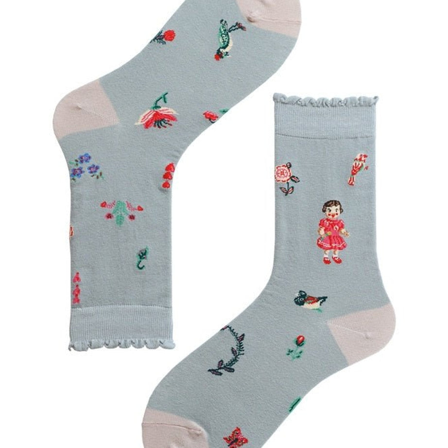 Y2k Weirdcore Fairy Tale Socks