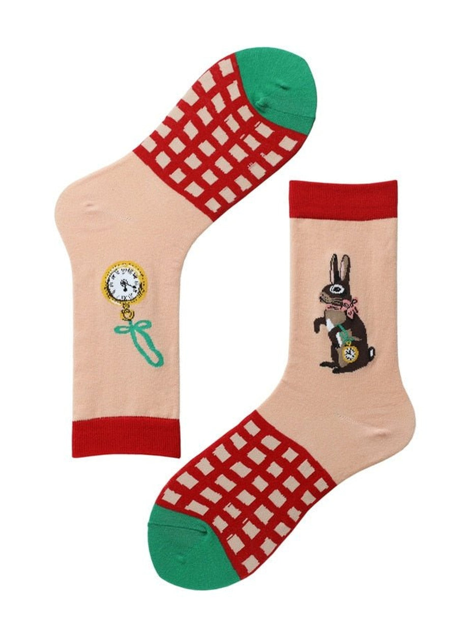 Y2k Weirdcore Fairy Tale Socks