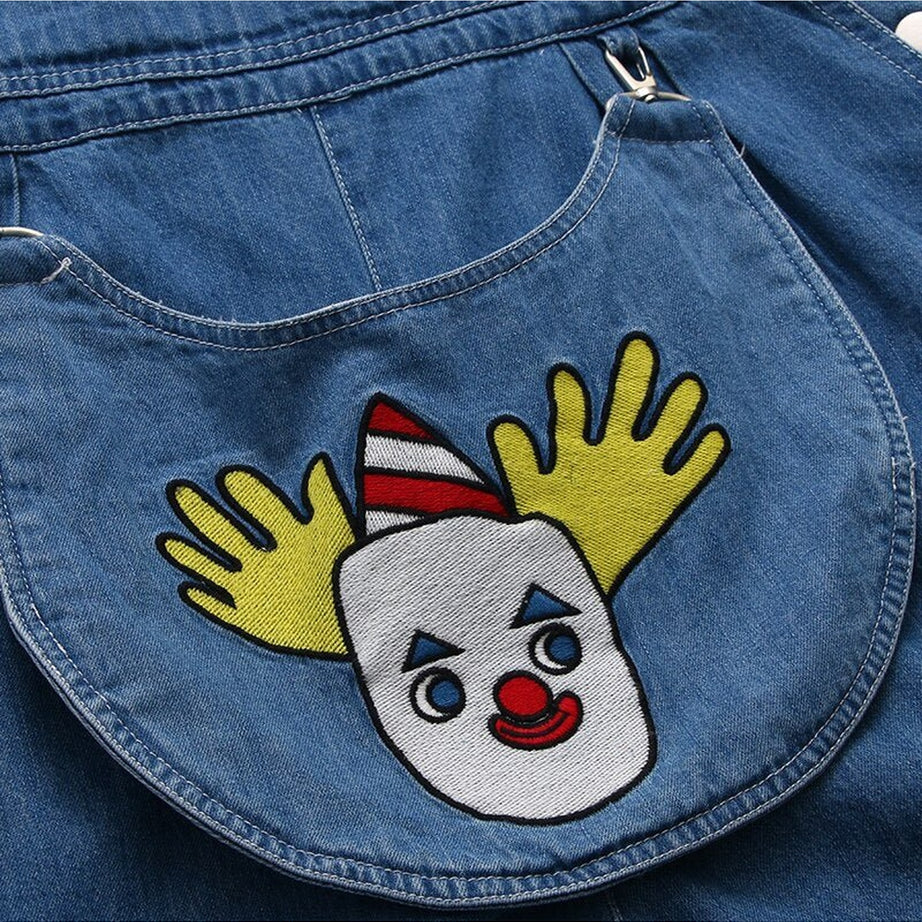 Y2k Weirdcore Style Denim Jumpsuit