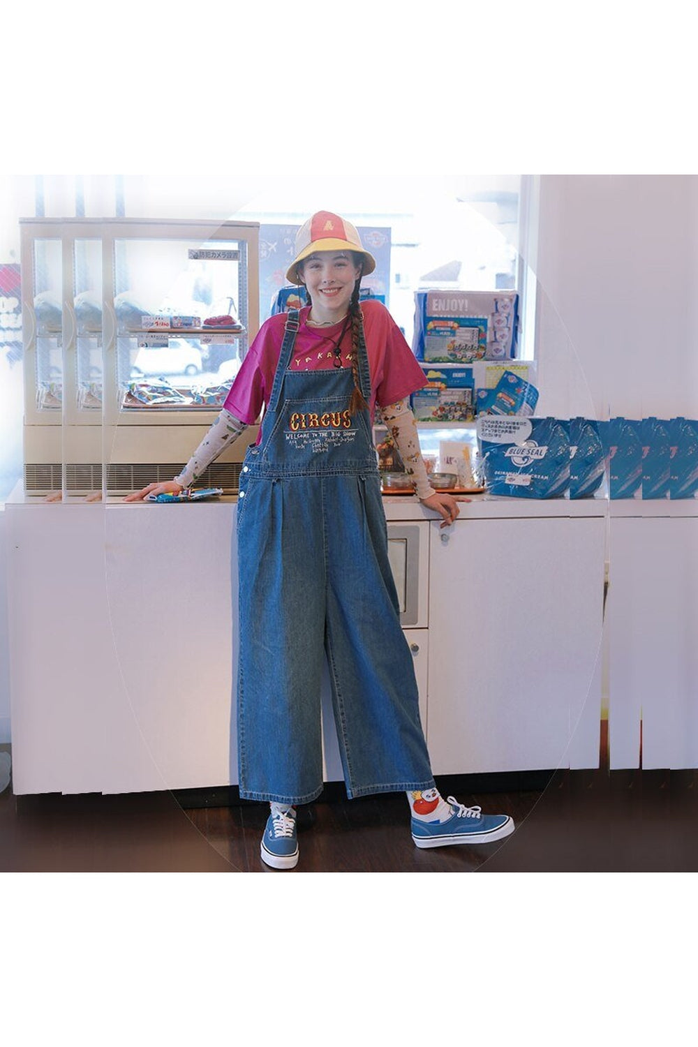 Y2k Weirdcore Style Denim Jumpsuit