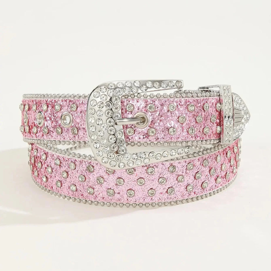 Western Rhinestone Decorative Belt -