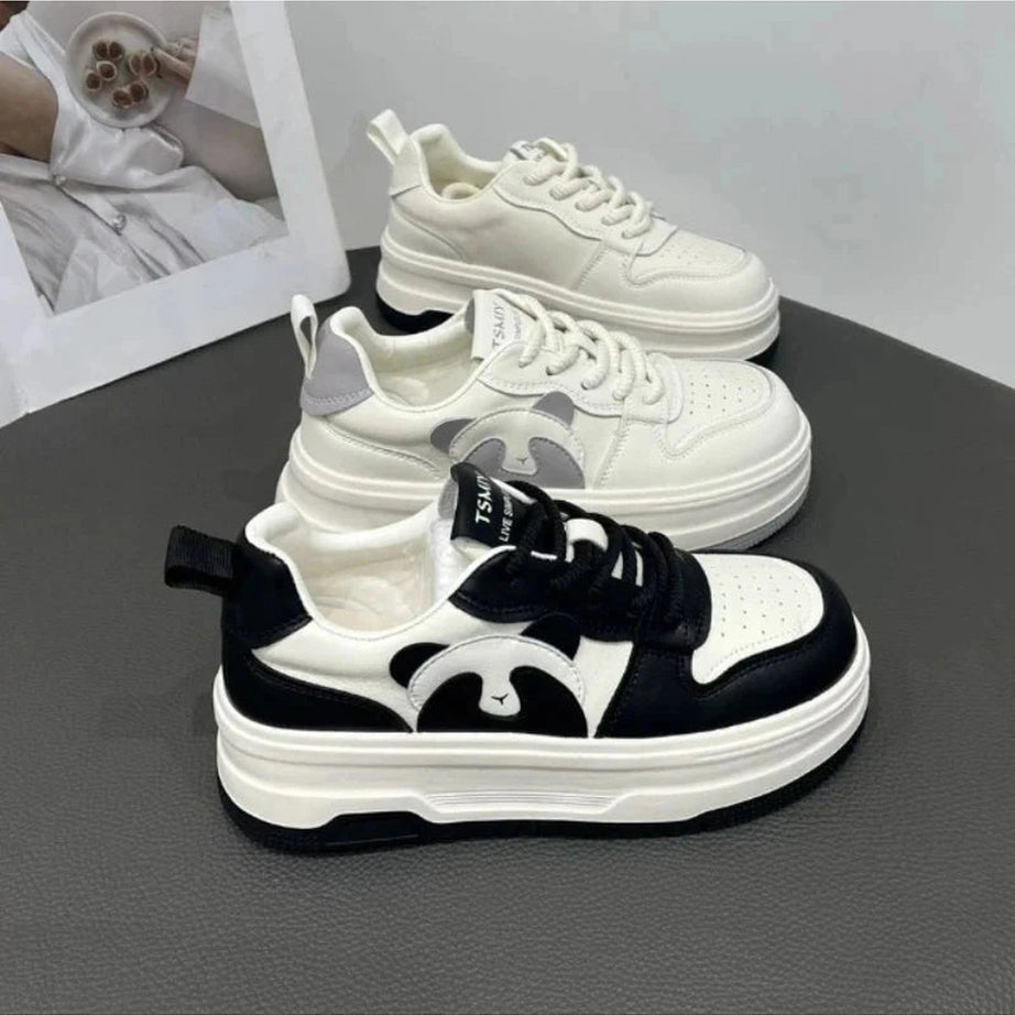 Y2k White Chunky Sneakers