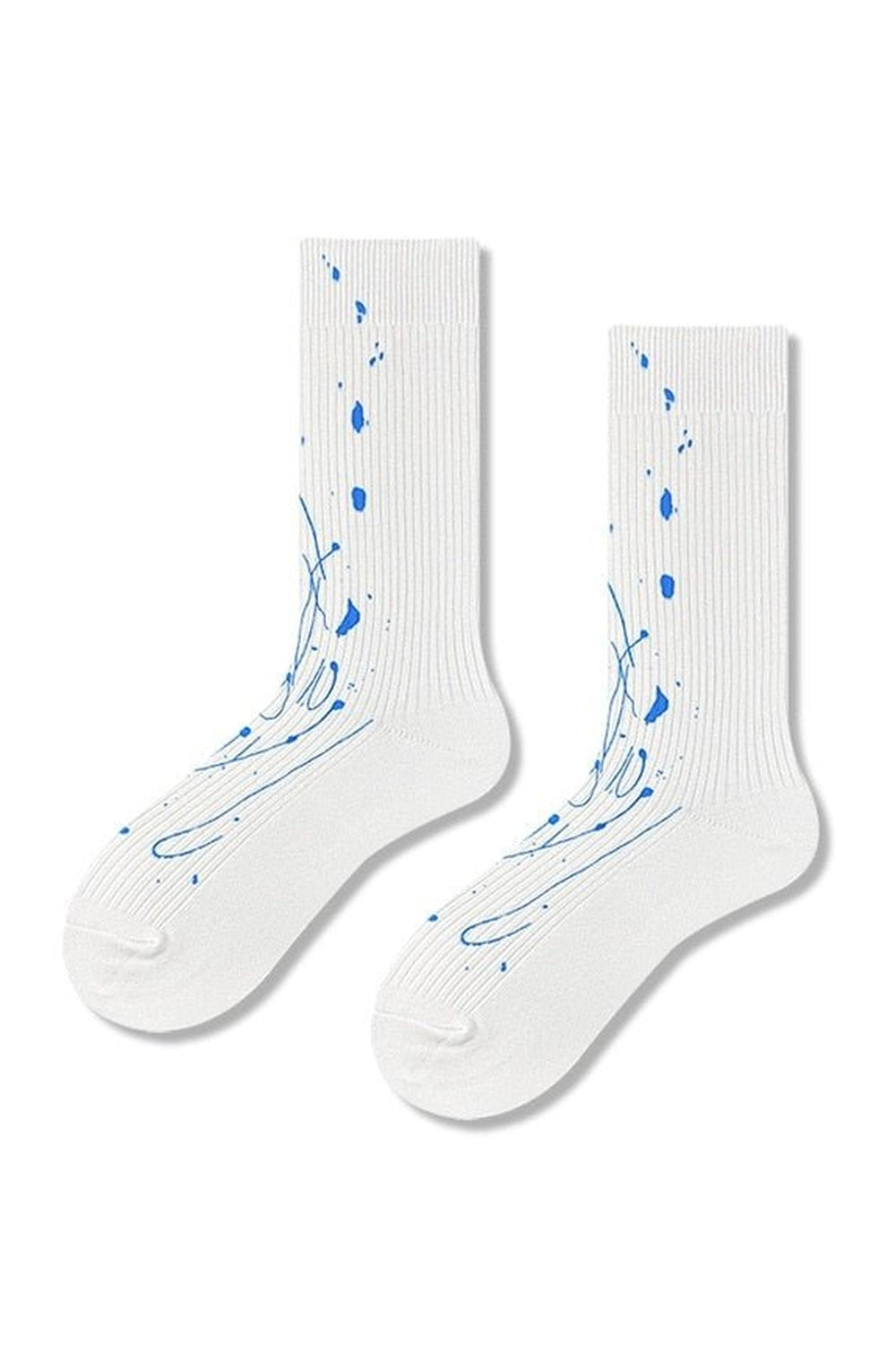 Y2k White printed socks