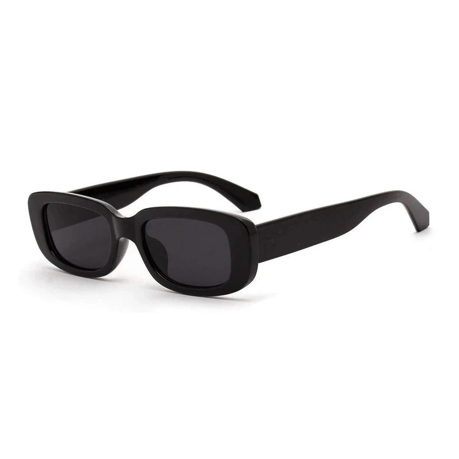 Y2k White Rectangular Sunglasses