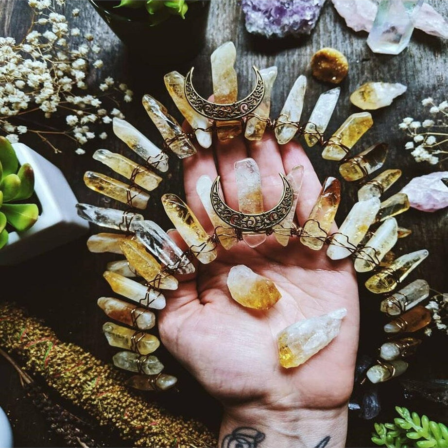 Y2k Witch Crystal Crown