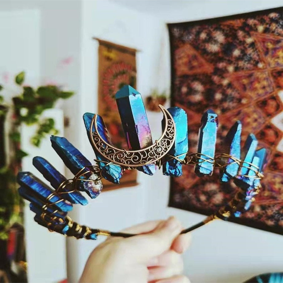 Y2k Witch Crystal Crown