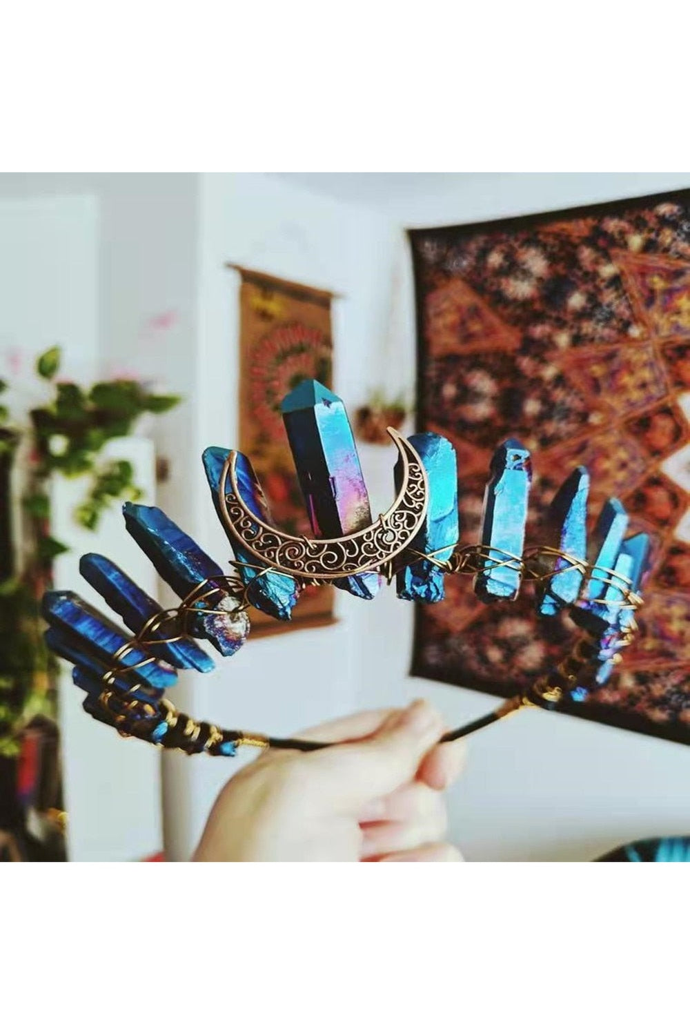 Y2k Witch Crystal Crown