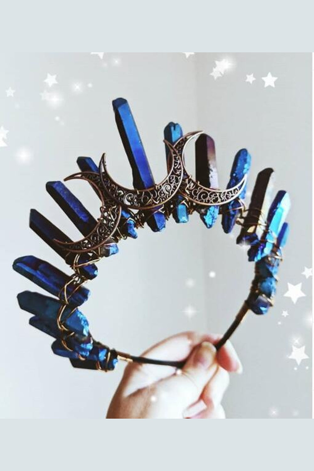 Y2k Witch Crystal Crown