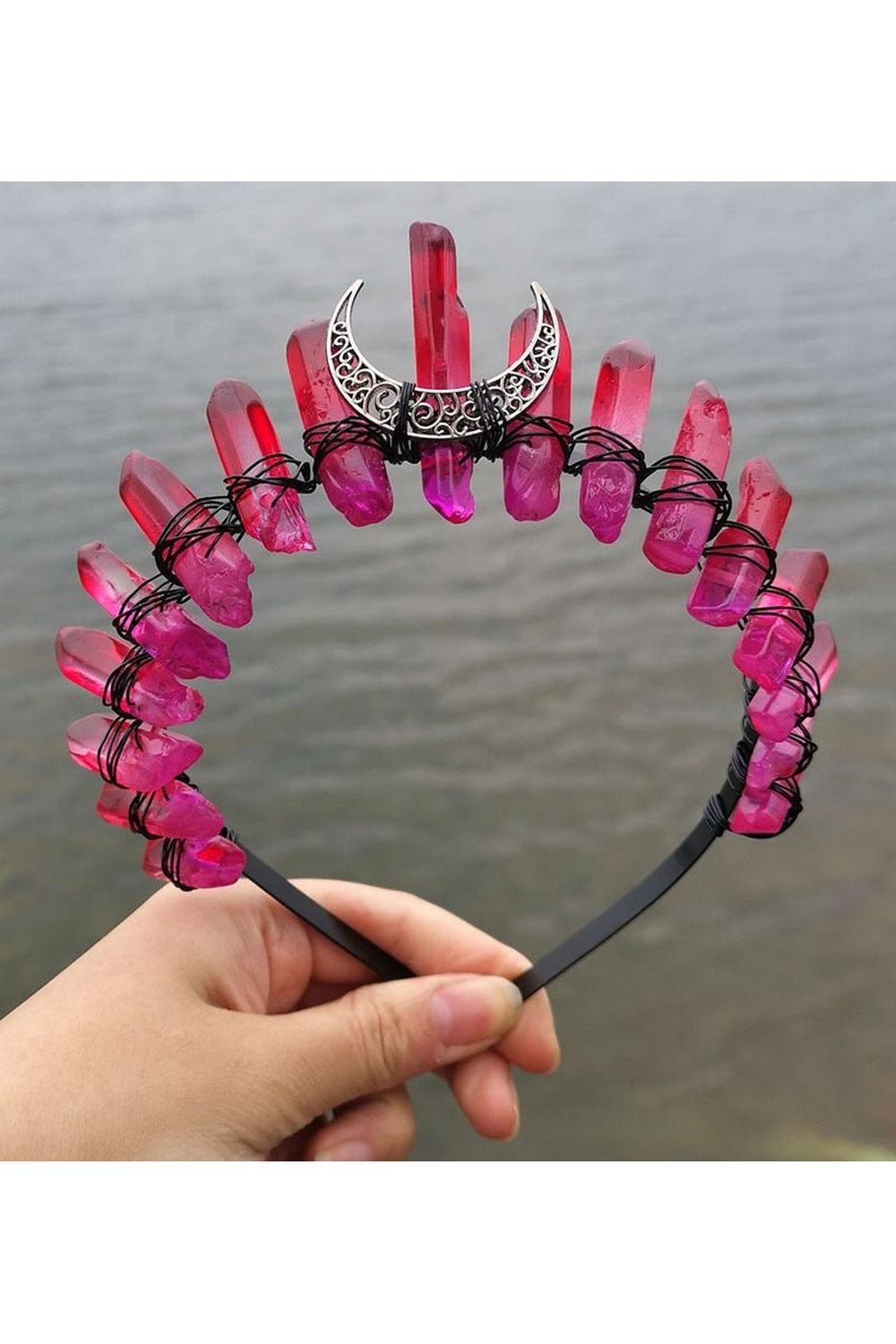Y2k Witch Crystal Crown