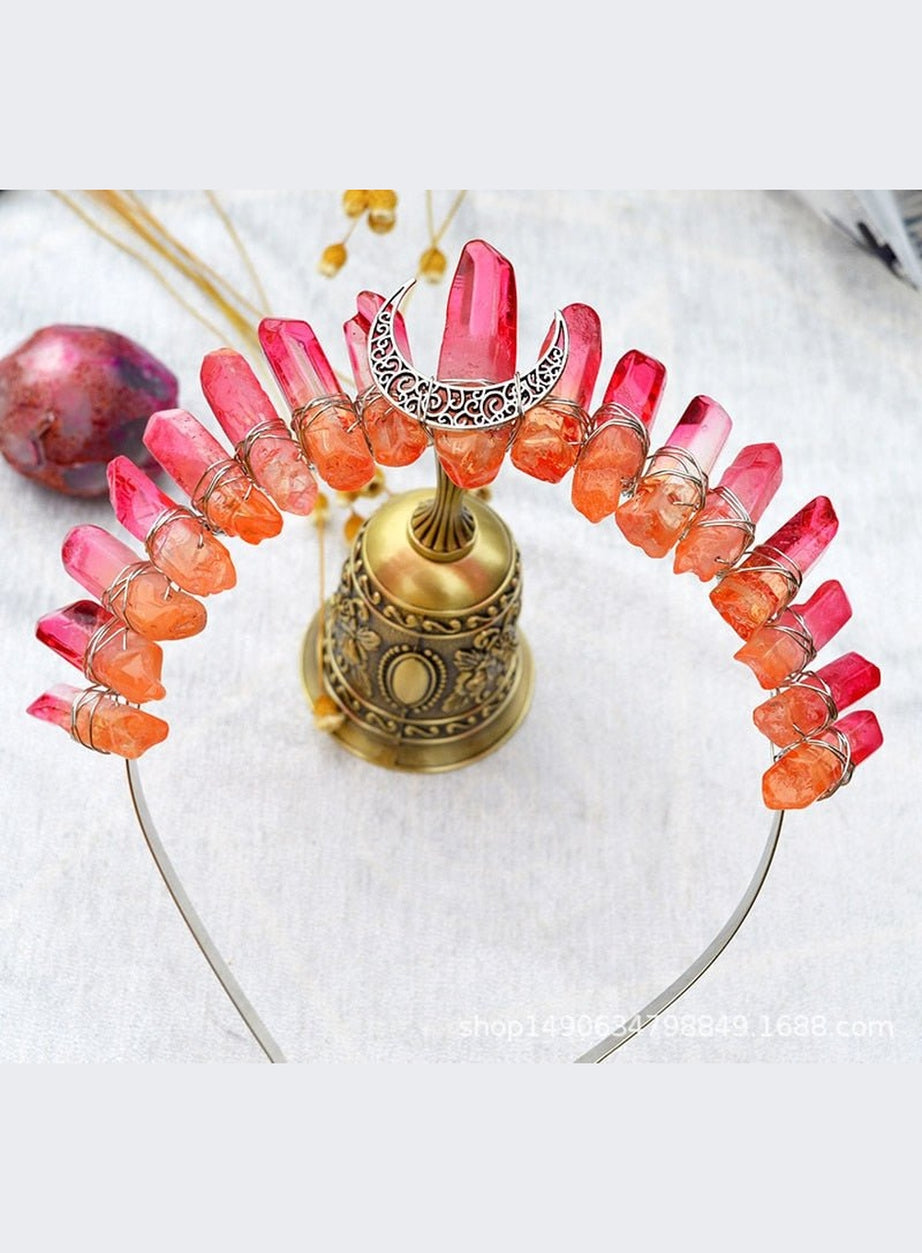 Y2k Witch Crystal Crown