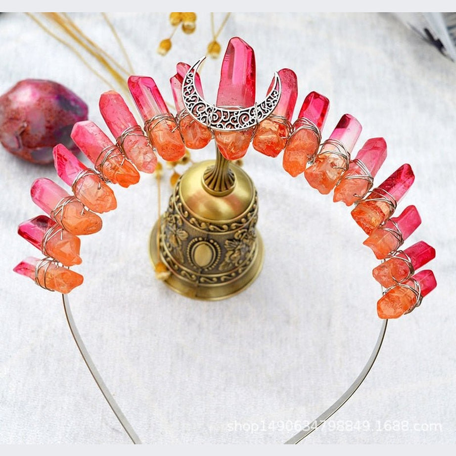 Y2k Witch Crystal Crown