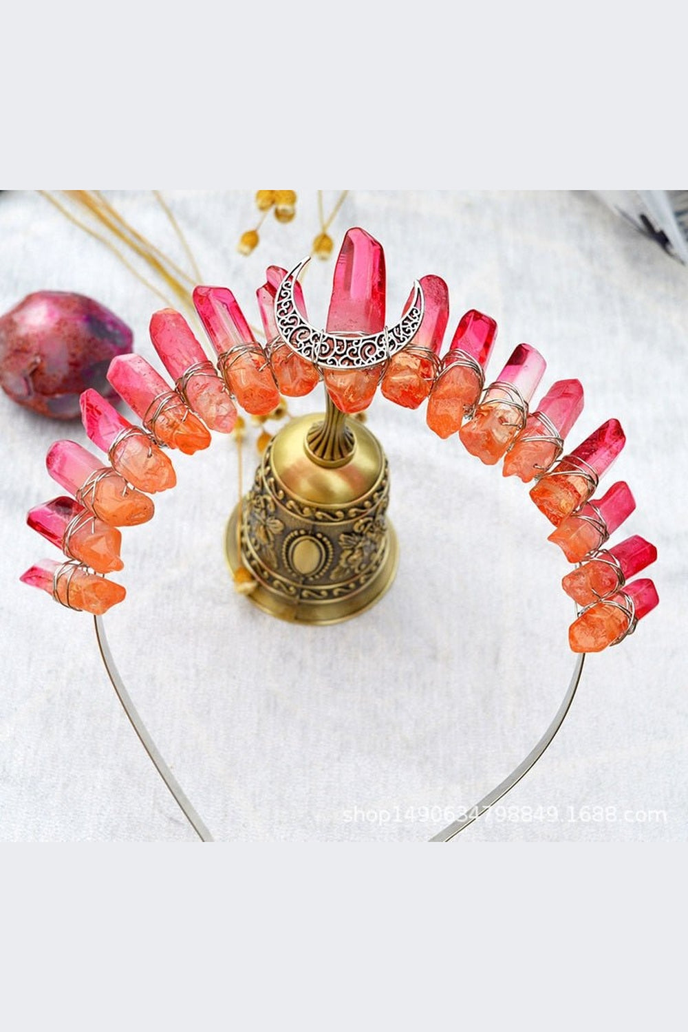 Y2k Witch Crystal Crown