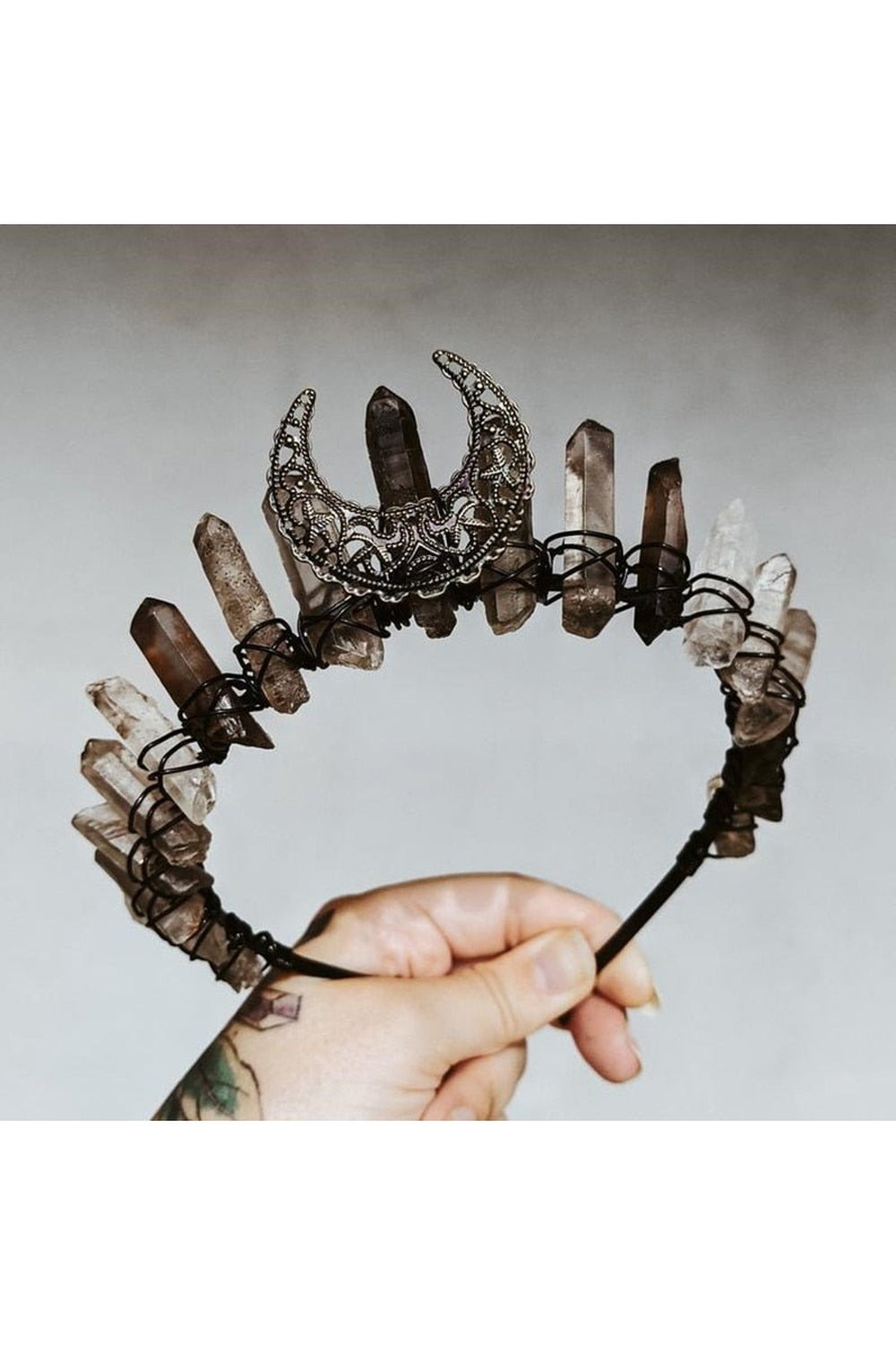 Y2k Witch Crystal Crown