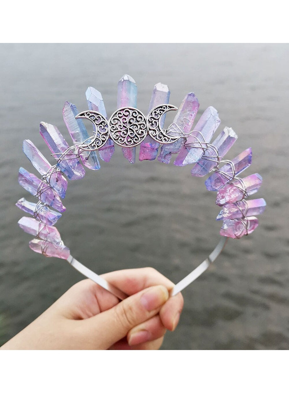 Y2k Witch Crystal Crown