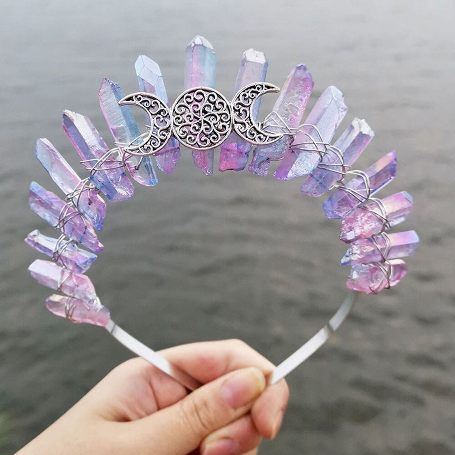 Y2k Witch Crystal Crown
