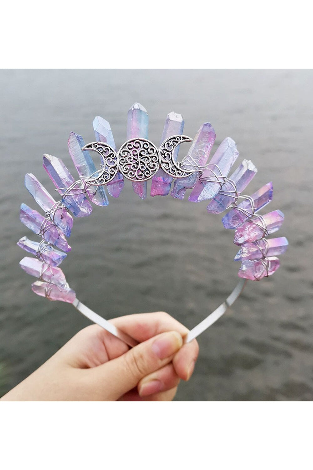 Y2k Witch Crystal Crown