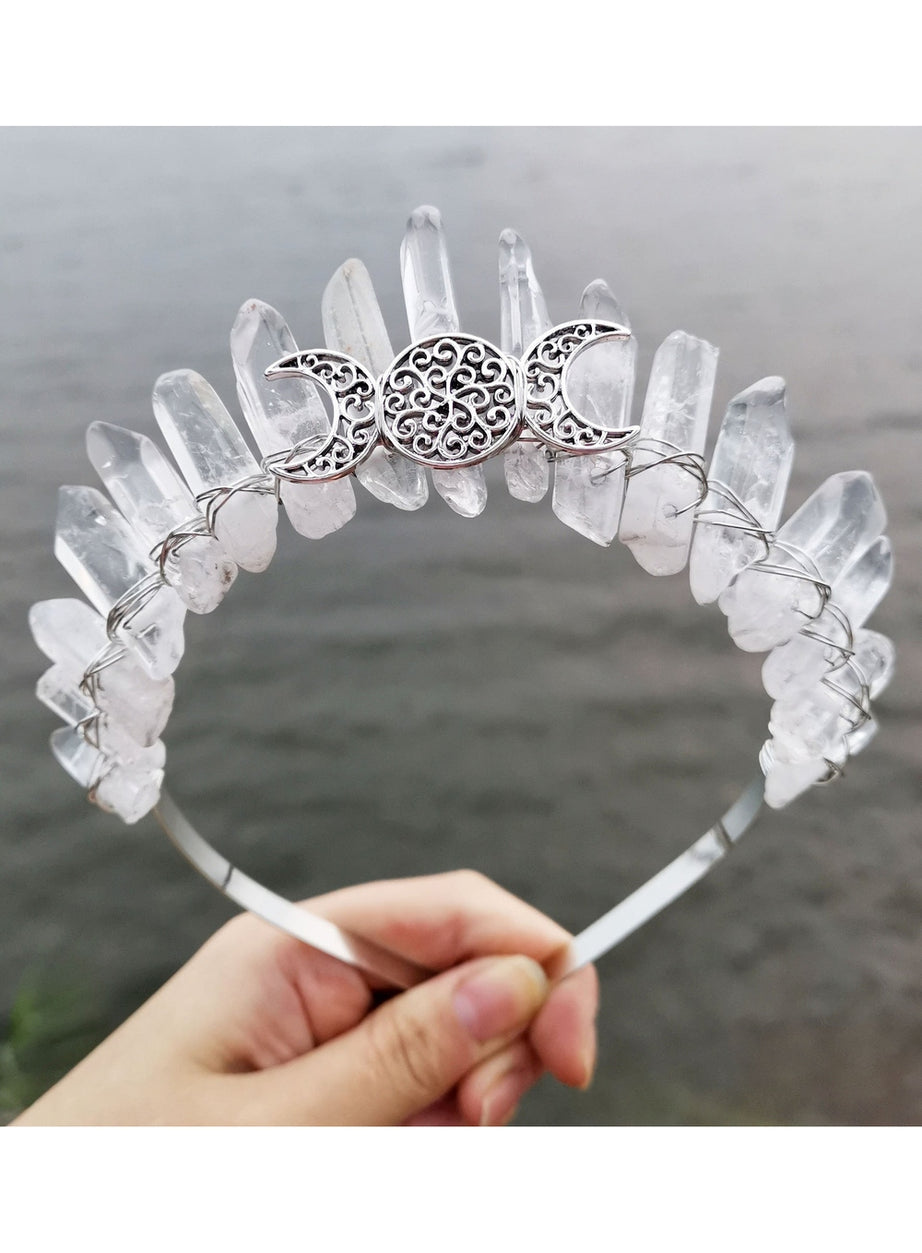 Y2k Witch Crystal Crown