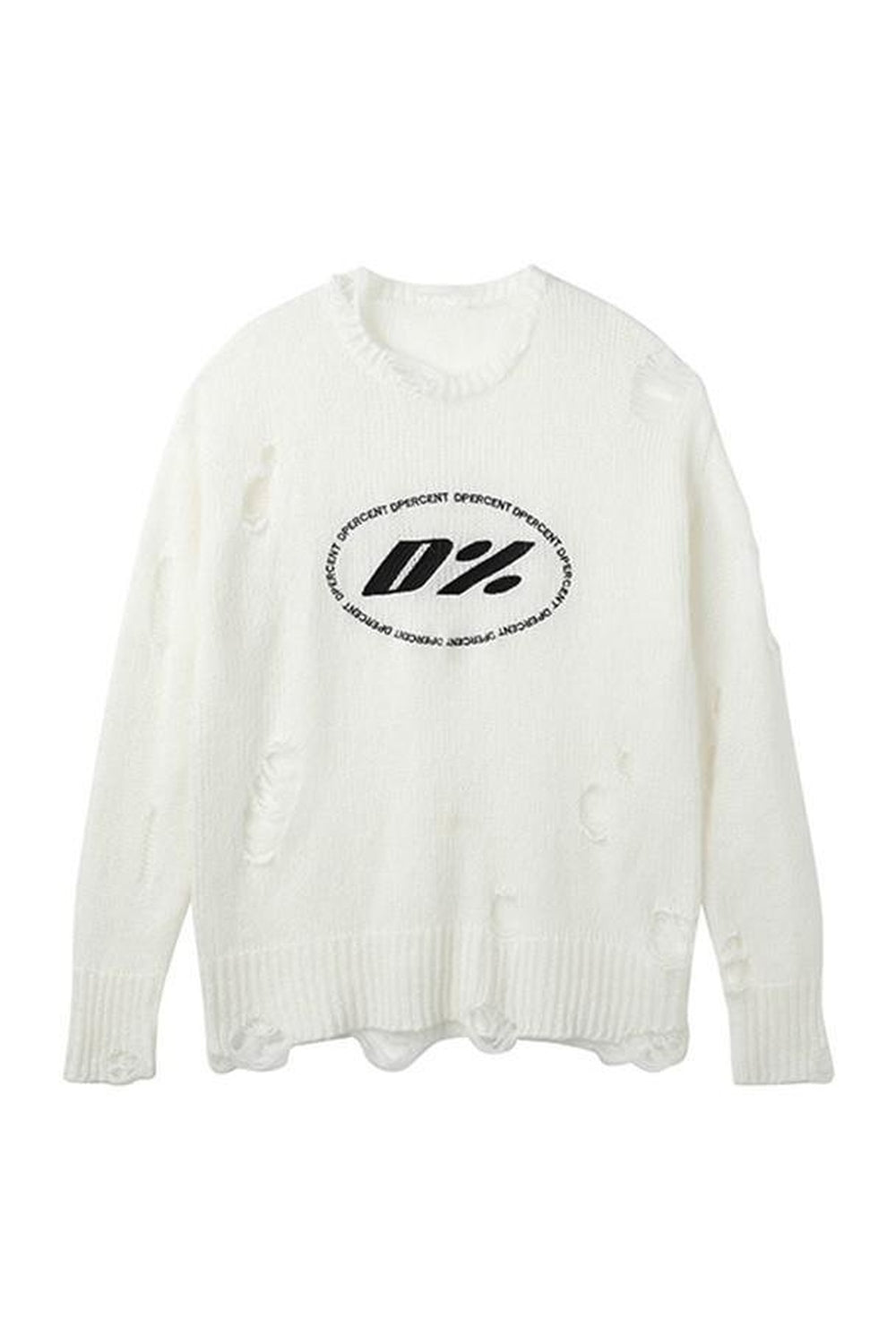 Y2k Aesthetic Hollow Out Sweater